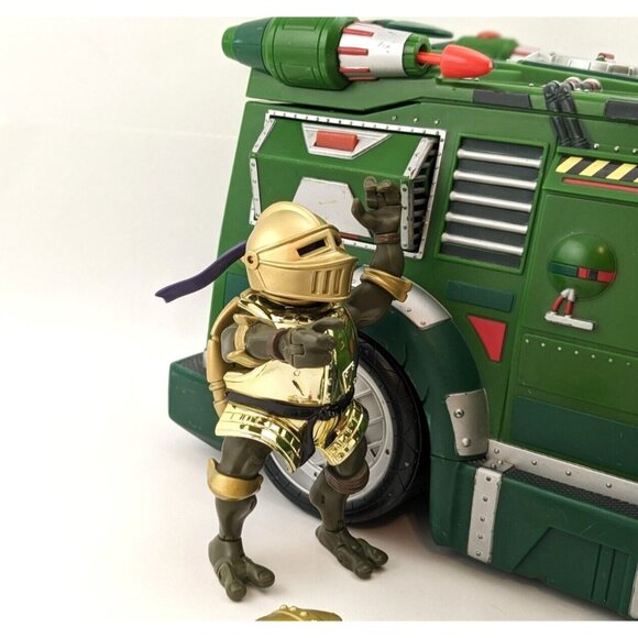 Teenage Mutant Ninja Turtles TMNT Battle Shell Knights 3 Figures Accessories - Picture 4 of 16